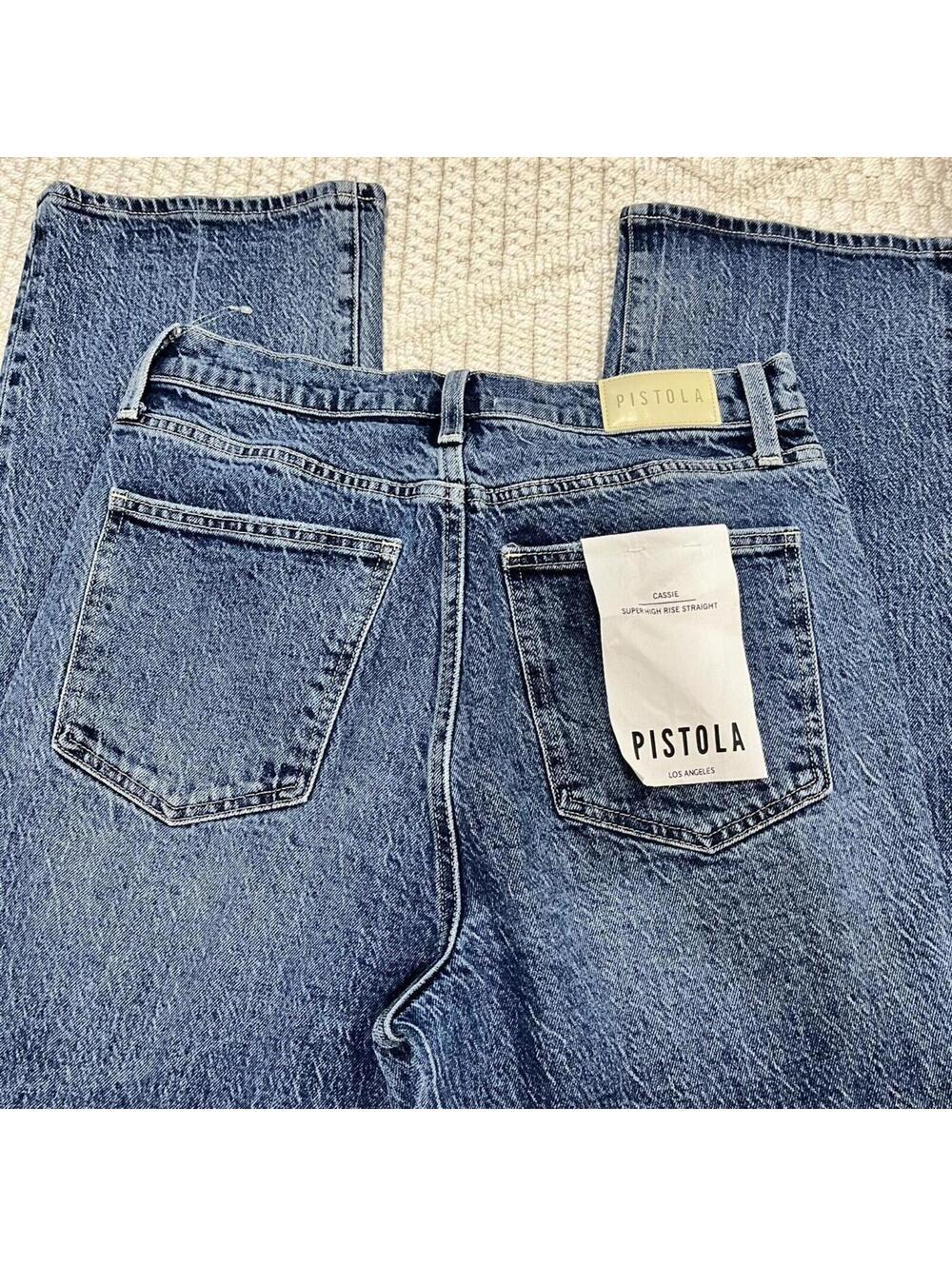 Pistola Cassie Super High Rise Straight Jeans - Picture 5 of 6
